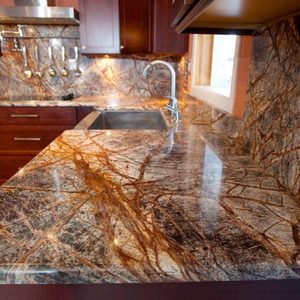 Đá Forest Marble Ốp Bếp