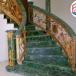 Đá Xanh Vỏ Dưa Ốp Cầu Thang